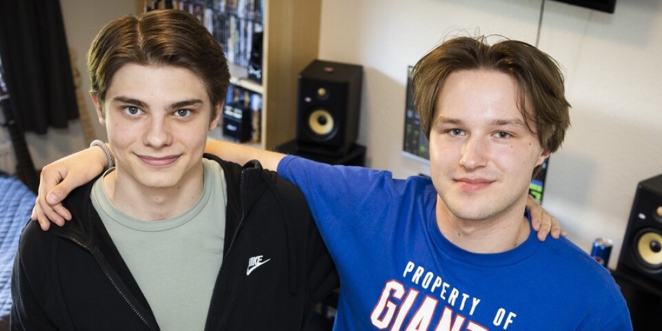 Ystadskillarna Colin och Rasmus, 19, släpper debutalbum – tillägnat flickvännerna