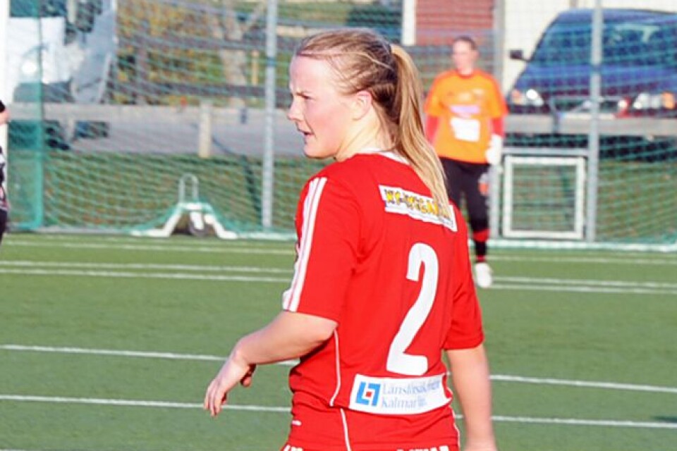 Amanda Ahlström gjorde enda målet för GAIF mot Emmaboda.