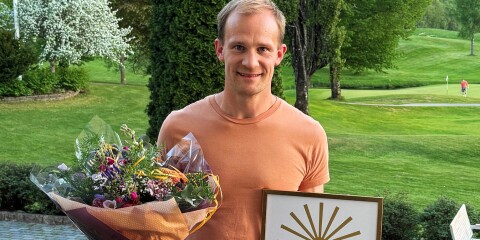 Andreas Hartvigsson är Årets unga företagare i Bollebygd för sitt arbete med att driva Ica Nära i Bollebygd sedan 2018.