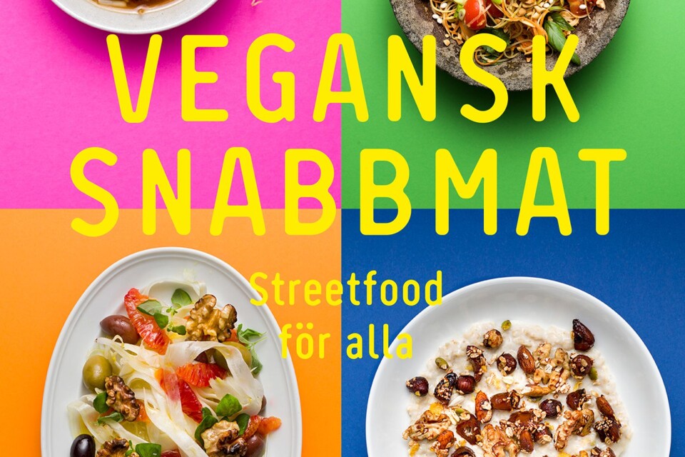 Kokbok, "Vegansk snabbmat – Streetfood för alla” av Sebastian Schauermann, Akademibokhandeln, 299 kr.