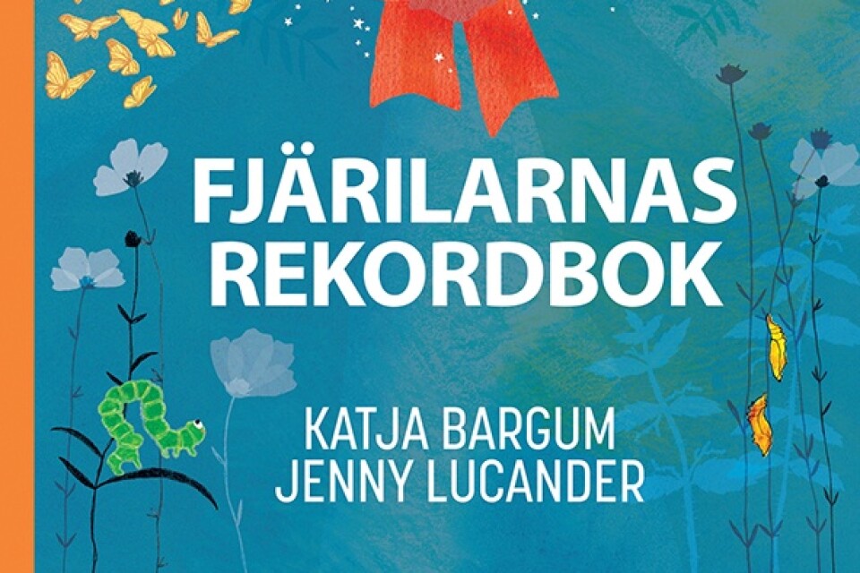 ”Fjärilarnas rekordbok” av Katja Bargum och Jenny Lucander