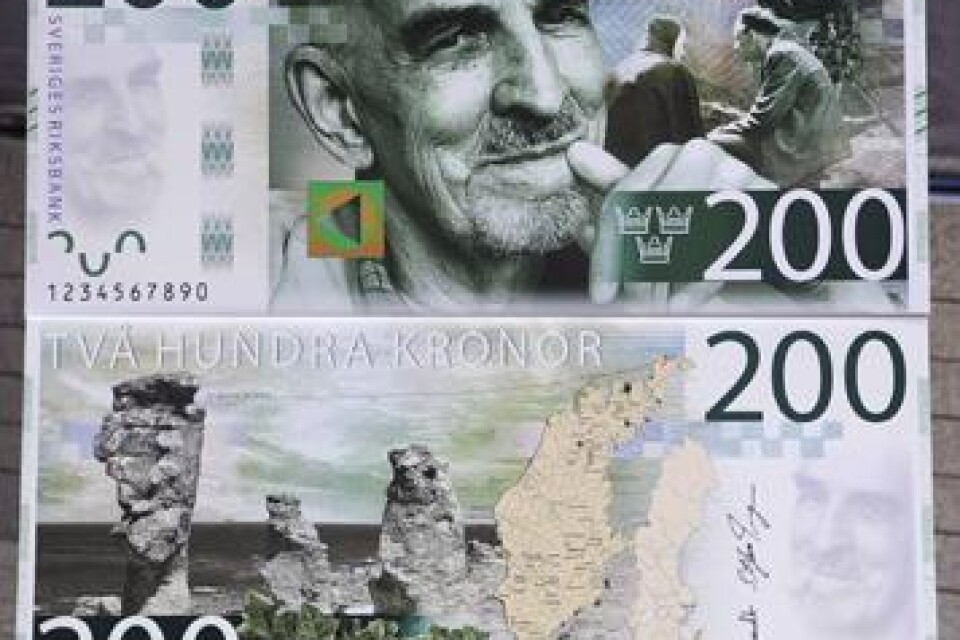Ingmar Bergman på 200-kronorssedeln.