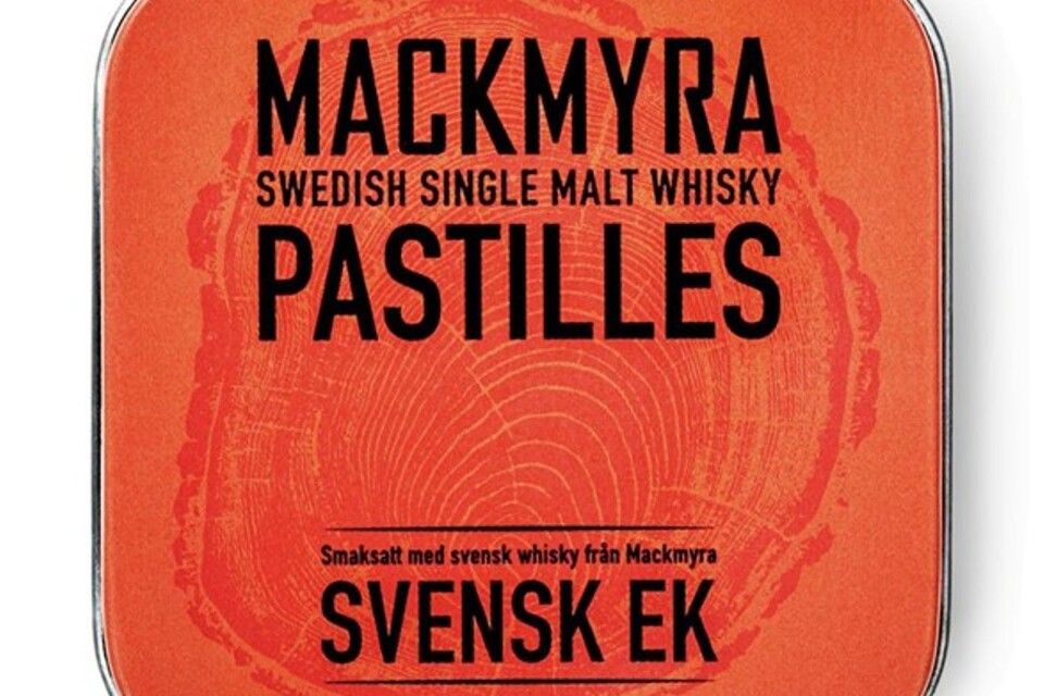 Mackmyra Pastilles, smaksatta med svensk whiskey, Dimoda, 49 kr.