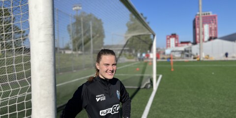 Maja Bay Östergaard har hållit nollan i två matcher för Växjö DFF så här långt in på säsongen.