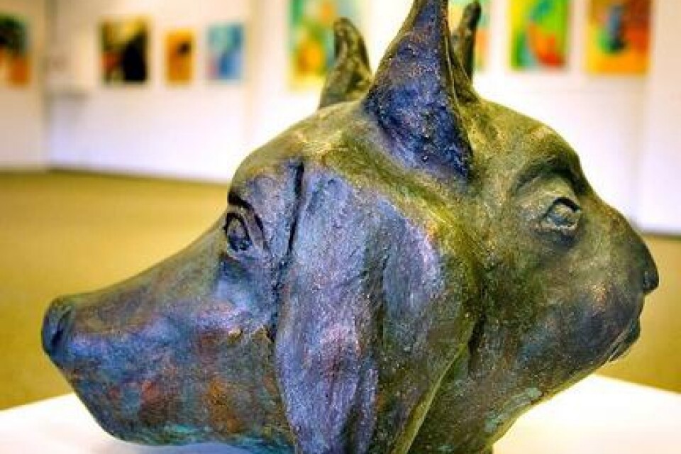 Skulptur av Anita Ejrup.