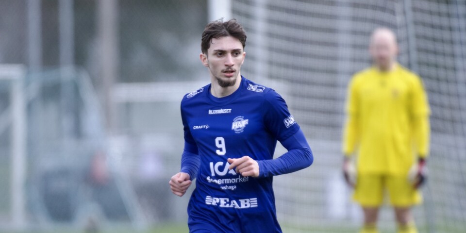 Umar Khazbiev gjorde Hovshagas enda mål borta mot Sölvesborg.