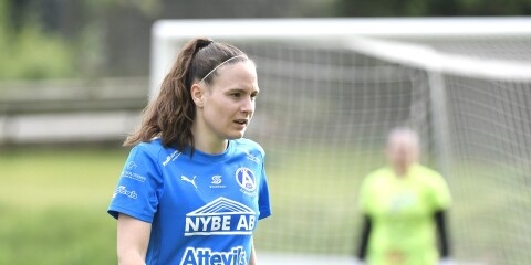 Tindra Sthen gjorde sitt första mål för säsongen när hon pangade in 1–0 för Älmhult borta mot Onsala.
