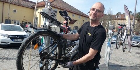 Fler väljer att reparera sina gamla cyklar. Och en bra kvalitetscykel som servas regelbundet håller nästan hur länge som helst, säger Jörgen Bech på Sportson i Räppe.