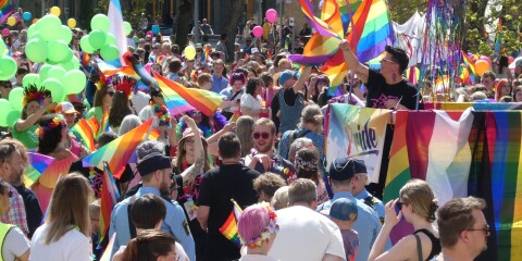 På måndag inleds Växjö Pride. Det blir en späckad och festlig vecka i kärlekens tecken som traditionsenligt avslutas med en färgsprakande parad på lördag. Så här såg det ut på fjolårets Pridetåg.