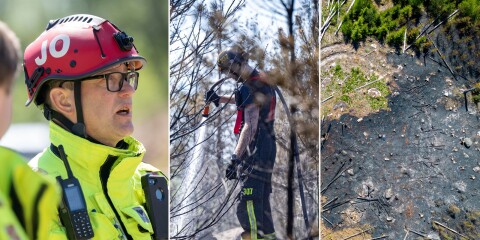 Joakim kämpar mot skogsbrand – så går arbetet till: ”Extremt”