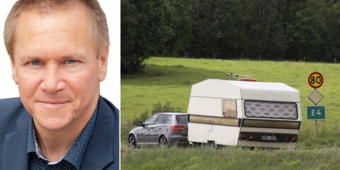Jörgen Nyström på Husvagns- och husbilsbranschens riksförbund, HRF. Husvagn är populärt – både för längre och kortare semestrar.