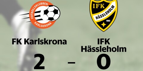 FK Karlskrona tog kommandot från start mot IFK Hässleholm