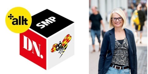 Smålandspostens chefredaktör Kristina Bingström välkomnar alla till +Allt.