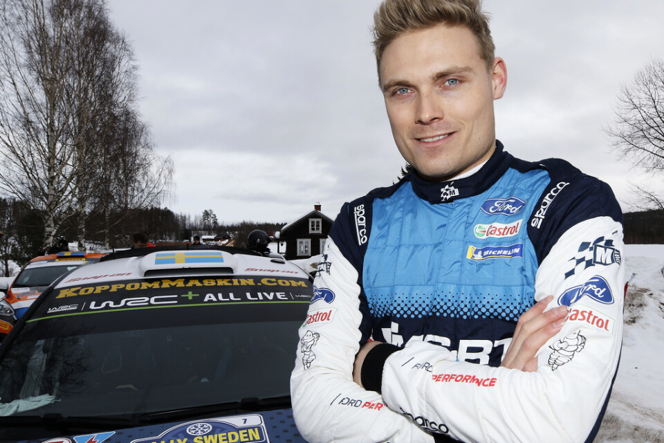 "All cred till FIA och arrangörerna som får ihop ett rally, trots allt", säger Pontus Tidemand, som kommer till start i WRC2-klassen i Rally Sweden. Arkivbild.