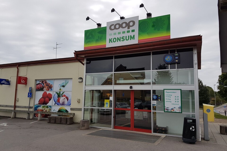 Coop Konsum i Kallinge har fått hålla stängt på grund av strömavbrottet.