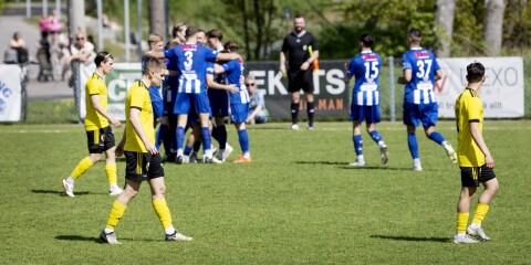 Depp efter att Trelleborg gjort 2-1-målet.