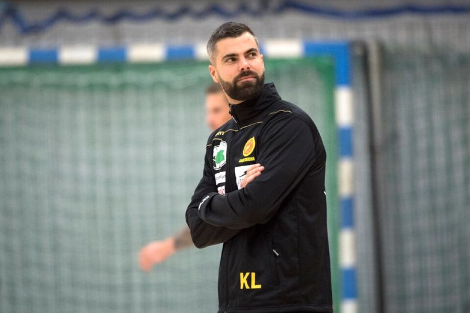 HIF Karlskronas tränare Karl-Johan Lång.