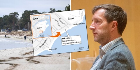 Husägare vill bygga 75 meter skydd mot erosion – domstol avgör