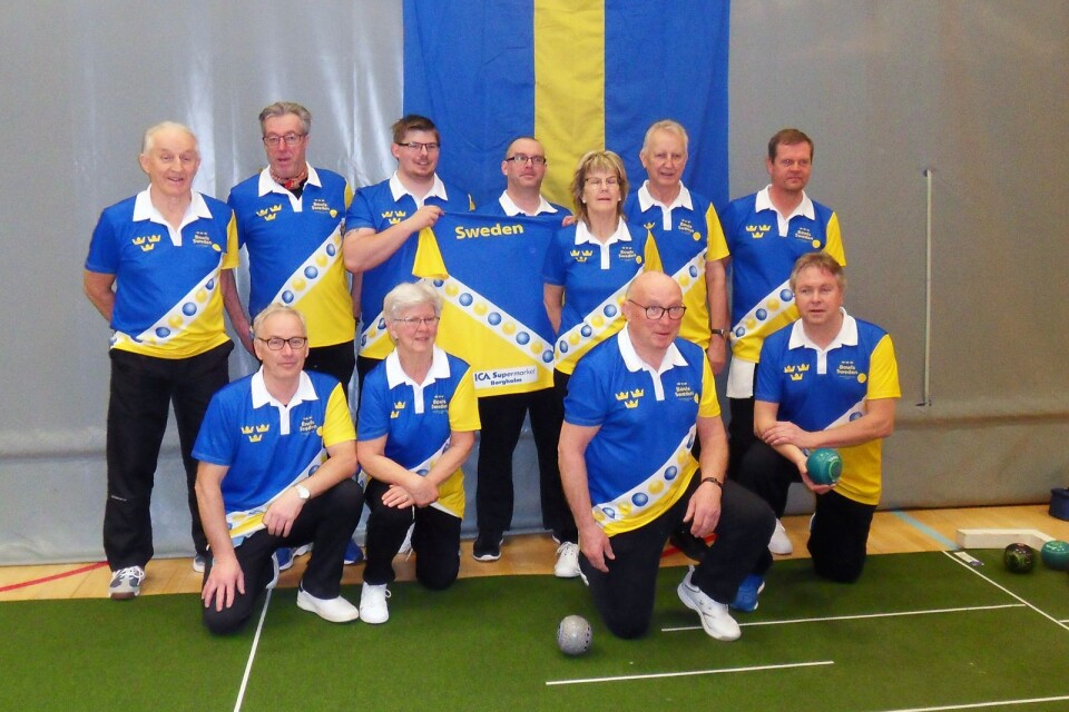 Borgholm bowls sällskap hade åtta spelare med på Vm, nu arrangerar klubben SM.