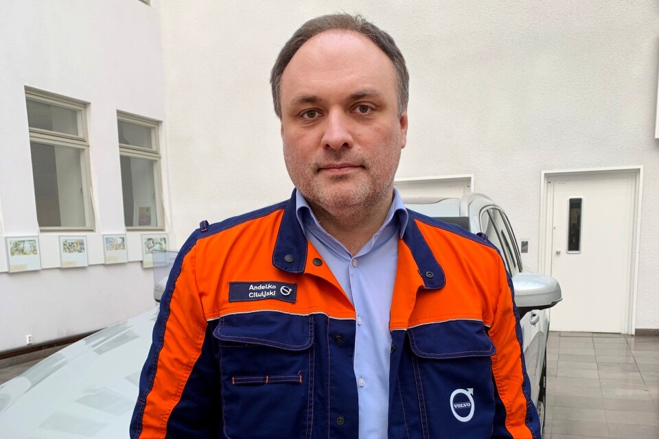 Andelko Cituljski, kommunikationschef på Volvo cars i Olofström.