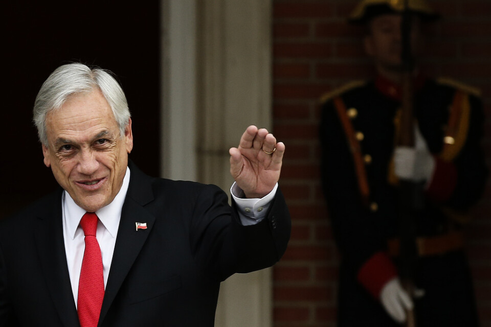 Chiles hälsominister byts ut, meddelar president Sebastián Piñera. Arkivbild.