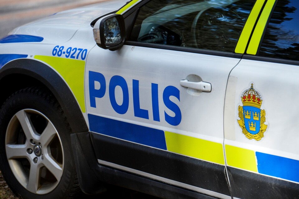 En polispatrull larmades till Trelleborgs hamn. Arkivfoto.