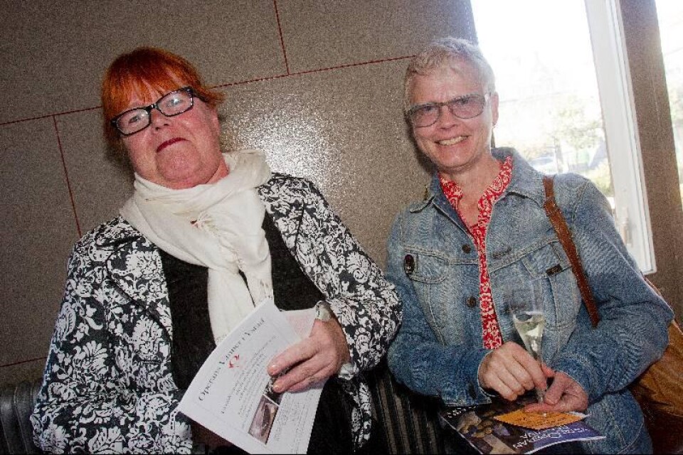 Monicka Falk och Petra Westerduin från Ystad.