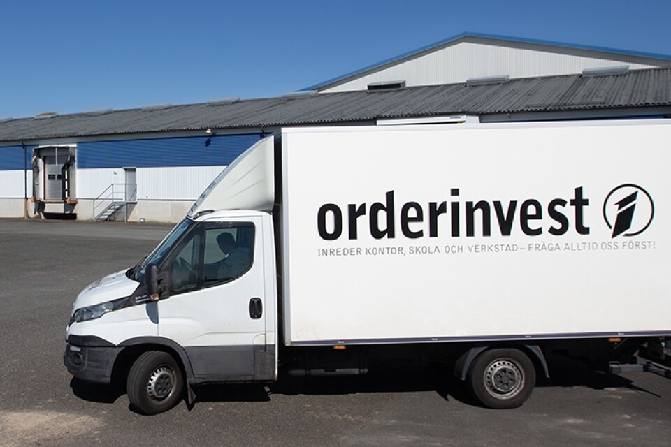 Kontorsspecialisten och Kristianstadföretaget Orderinvest har sitt lager i Knislinge där man startade sin verksamhet i mitten av åttiotalet.