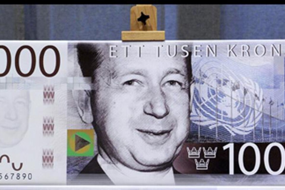 Dag Hammarskjöld på 1000-lappen.