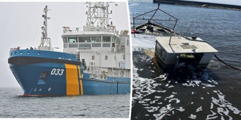 Peter Åhlander som är befälhavare på KBV 033 mailade ledningscentralen på Kustbevakningen den 8 maj att de har varit i Gräsgård och sett en sjunken båt.