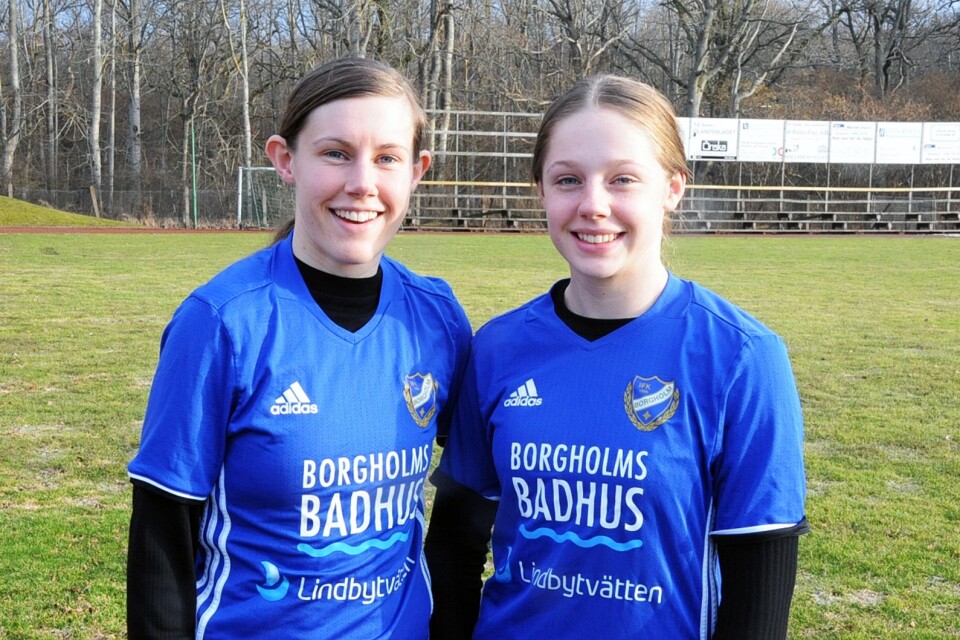 Systrarna Sandra och Ida Nilsson gjorde tre mål ihop på en kvart.