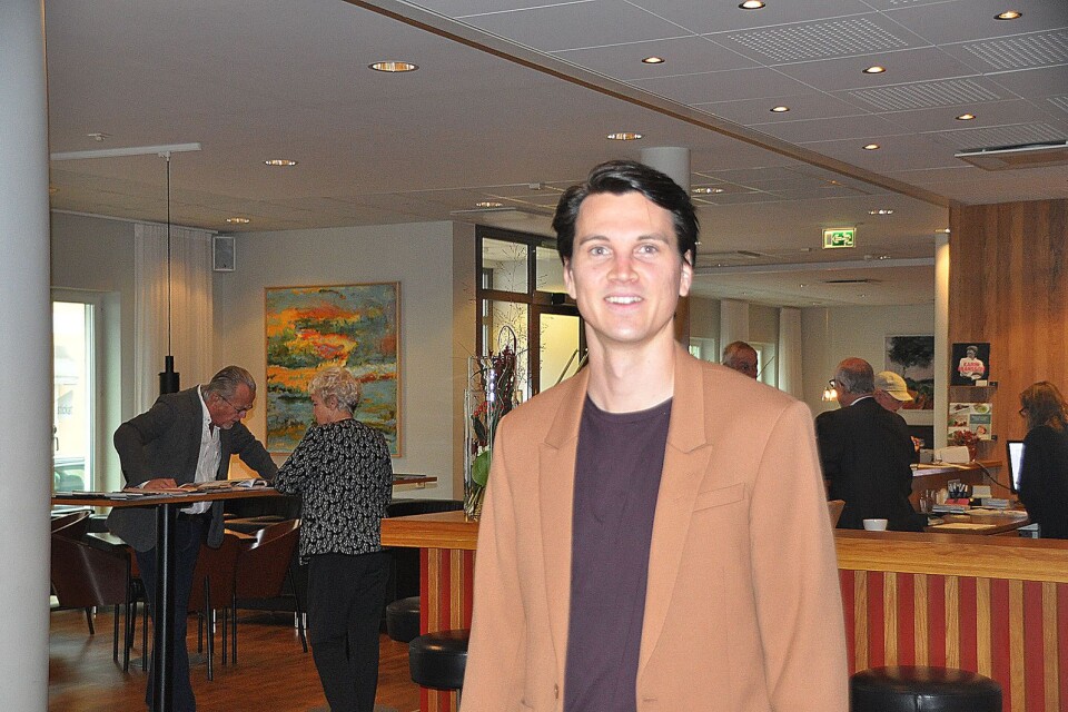 Från Eksgården till Hotell Borgholm. Christofer Johansson känner sig redo för nya utmaningar.