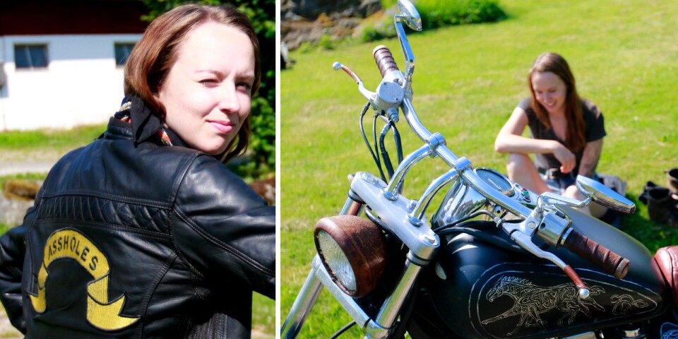 Tess, 23, om kärleken till motorcykeln: ”Frihetskänsla på burk”