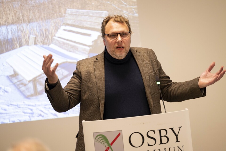 Daniel Landin (S), oppositionsråd i Osby.
