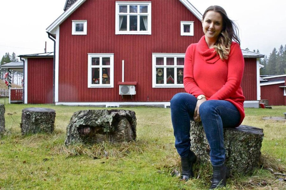 För tre år sedan flyttade Camilla Gervides föräldrar från Nybro till huset i Kopparfly.