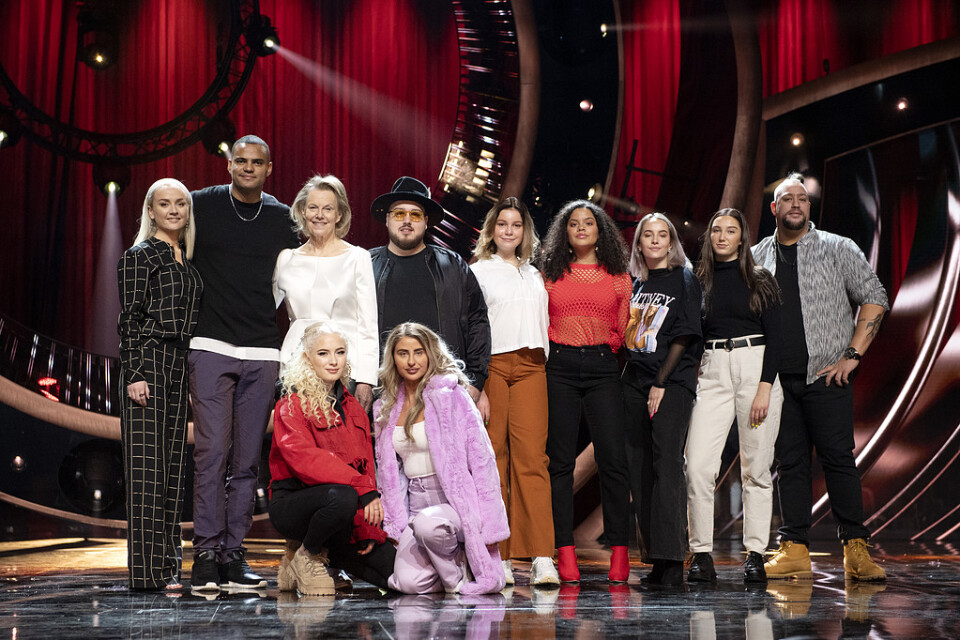 Anna Bergendahl, Mohombi, Arja Saijonmaa, Zeana och Anis Don Demina, High 15, Nano och Wiktoria tävlar i den första deltävlingen i Melodifestivalen.