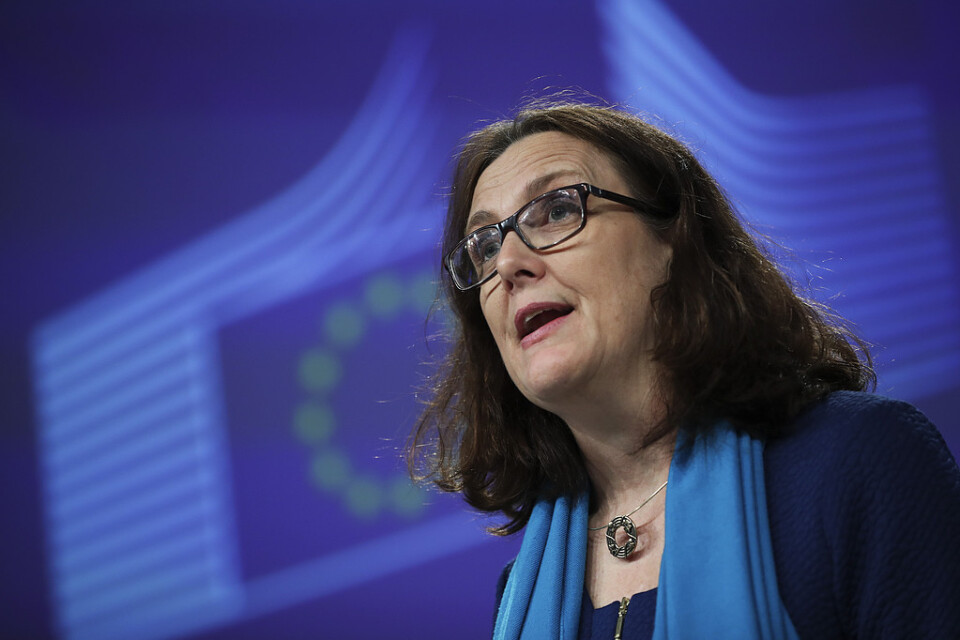 Svenska EU-kommissionären Cecilia Malmström. Arkivfoto.