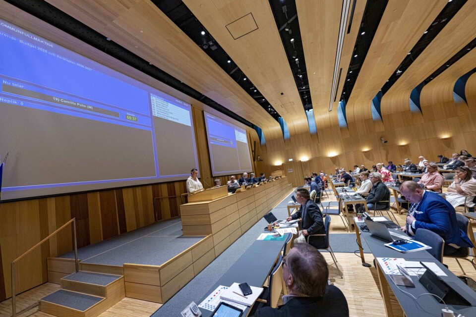 Kommunfullmäktige i Kristianstad debatterade budgeten på tisdagen.