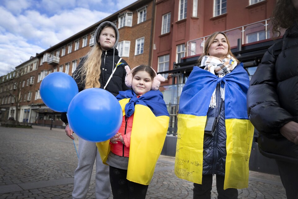 Fortsätt stödja det kämpande Ukraina, lyder budskapet.