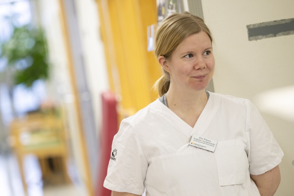 Sjuksköterskan och teamledaren Elin Nilsson uppskattar att de fått mer tid för patienterna – och att undersköterskorna kompetensutvecklas.