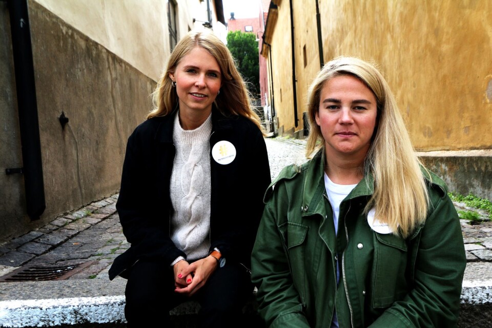 Emmy Lilliehorn och Elin Andersson.