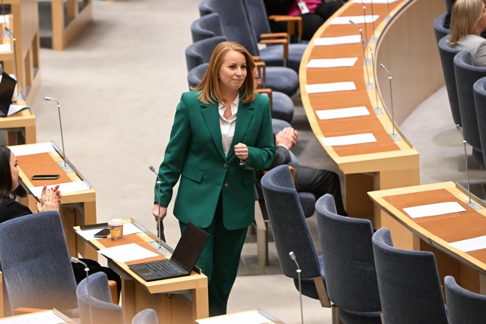 I veckan deltog Annie Lööf (C) i sin sista partiledardebatt i riksdagen.