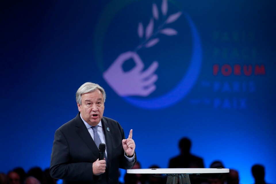 FN:s generalsekreterare António Guterres. Arkivbild.