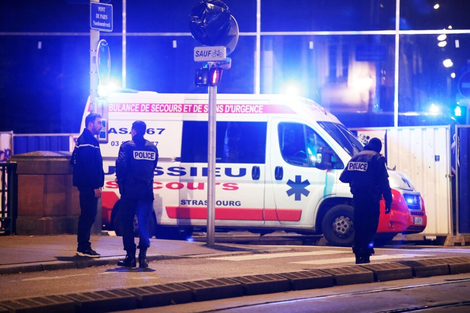 Polisen har spärrat av delar av centrala Strasbourg efter en skottlossning.