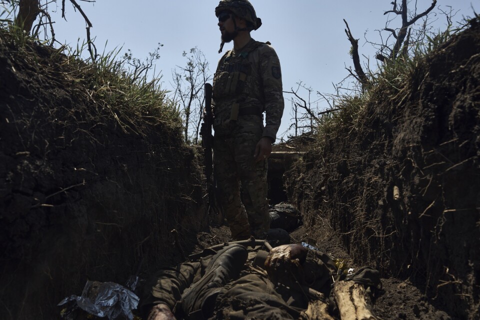 Skyttegravskrig. Många soldater dör på slagfältet i Ukraina.