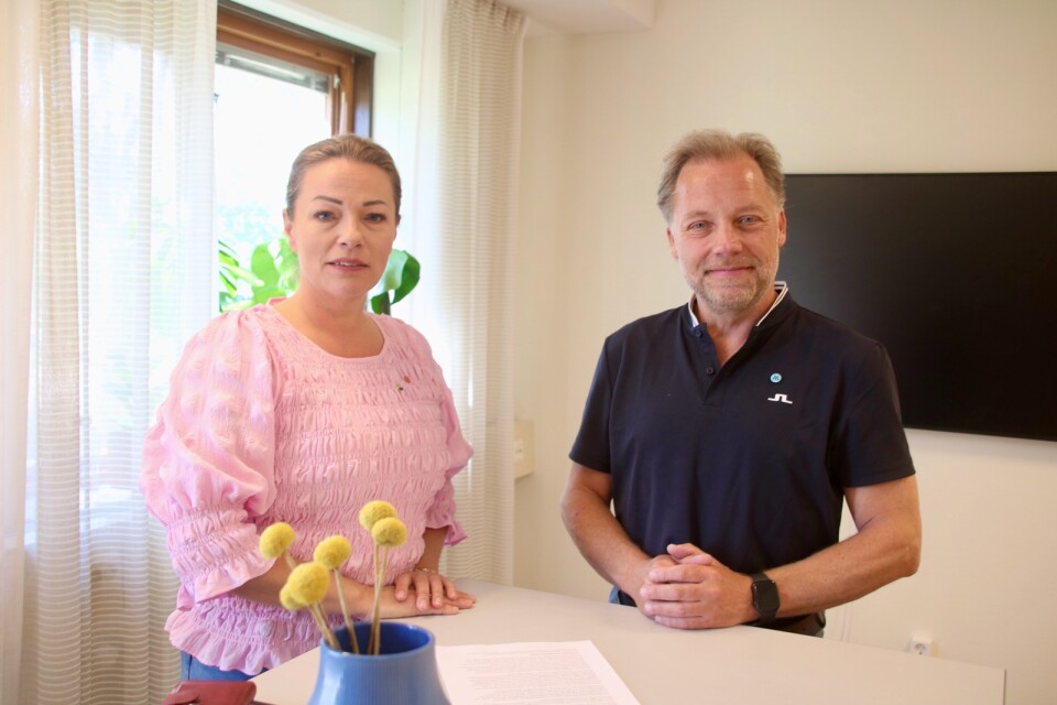 Matilda Wärenfalk och Ulrik Brandén.