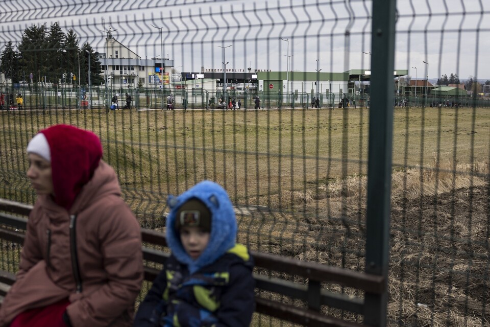 Ya i Polen
Gränstationen i Medyka där flyktingar anländer från Ukraina.