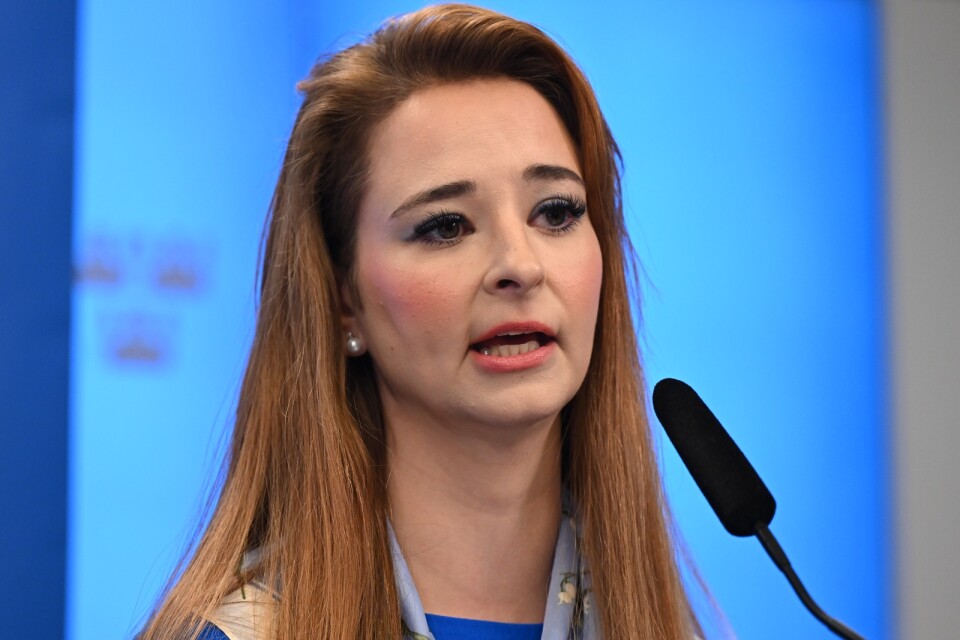 Tidigare ledarskribenten i Barometern-OT: Kristdemokraternas toppkandidat i Europavalet Alice Teodorescu Måwe.
