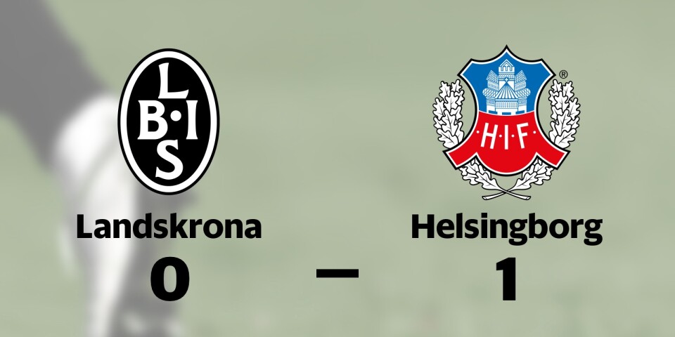 Helsingborg toppar tabellen efter seger