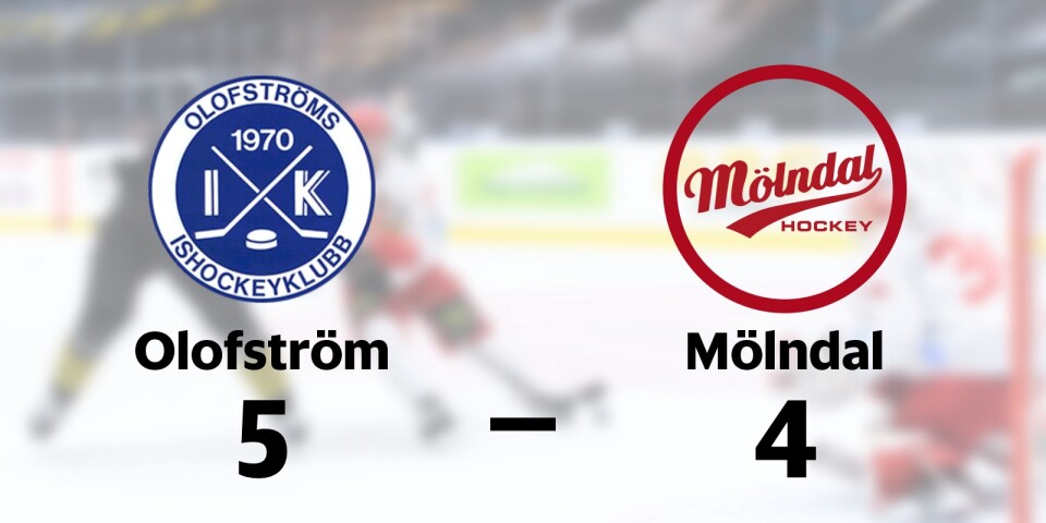 Olofströms IK vann mot IF Mölndal Hockey